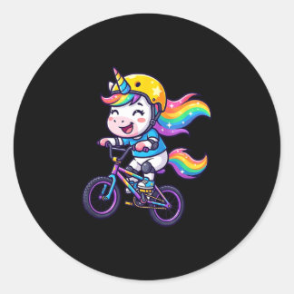 ユニコーンBMXバイクスタントライダー子供少女マジック ラウンドシール
