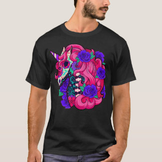 ユニコーンdia de los muertos day of the deadスカル tシャツ