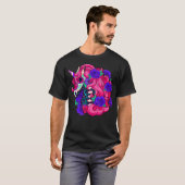 ユニコーンdia de los muertos day of the deadスカル tシャツ (正面フル)