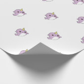 ユニコーンNARWHALのワイシャツ、付属品、ギフト ラッピングペーパー (角)