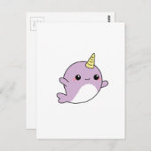 ユニコーンNARWHALシャツ,アクセサリー,ギフト ポストカード (正面/裏面)