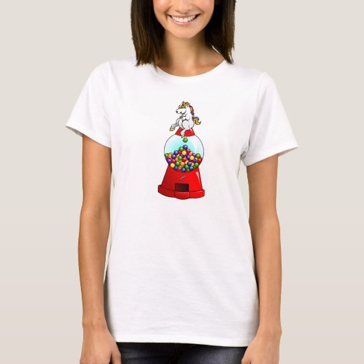 ユニコーンPooping Gumballs Tシャツ (正面)