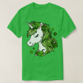 ユニコーンSt patricks day Tシャツ (デザイン正面)