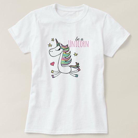 ユニコーンTシャツである Tシャツ (デザイン正面)