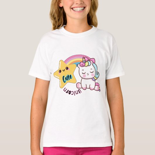 ユニコーンTシャツデザイン Tシャツ (正面)