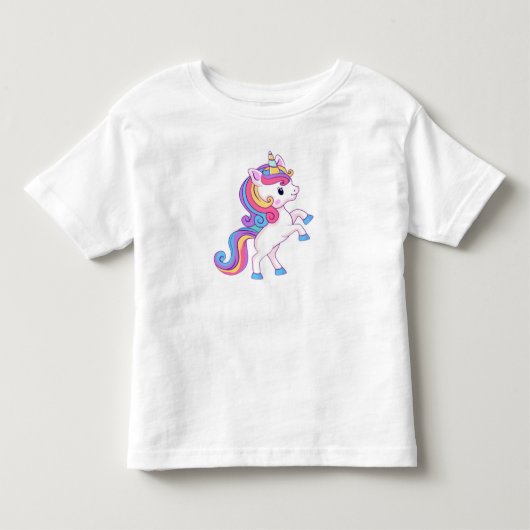 ユニコーンTシャツ。 トドラーTシャツ (正面)