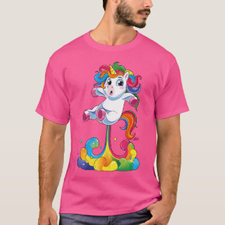 ユニコーンTシャツ 面白い 魔法 おなら ユニコーン おなら R Tシャツ