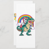 ユニコーンTレックス恐竜ボーイズガールズメンズ セーブザデート (正面/裏面)