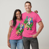 ユニコーンTレックス恐竜ボーイズガールズメンズ Tシャツ (ユニセックス)