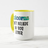 ユニコー信じンに入るな マグカップ (正面左)