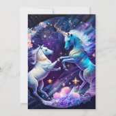 ユニコー威厳のあるンズ踊り誕生会 招待状 (裏面)