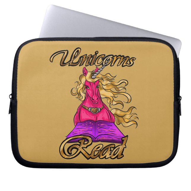 ユニコー読ンズブックスリーブ ラップトップスリーブ (正面)