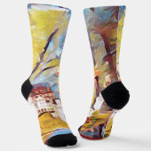 ユニコー遊ンスポップ・アートのの靴下 ソックス (傾斜あり)