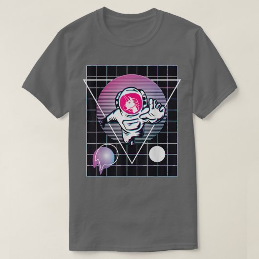 ユニスワップ宇宙飛行士Tシャツ Tシャツ (デザイン正面)