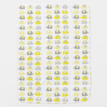 ユニセックスなベビー象毛布