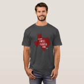 ユニセックスな地獄または高水#Texasの強いTシャツ Tシャツ (正面フル)