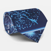 ユニセックスな新年の花火のタイ- ネクタイ (ロール)