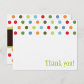 ユニセックスな点はノート感謝していしています 招待状 (正面/裏面)