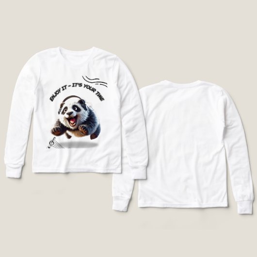 ユニセックスやる気を起こさせる感動的Tシャツ (デザイン 正面＆背面)