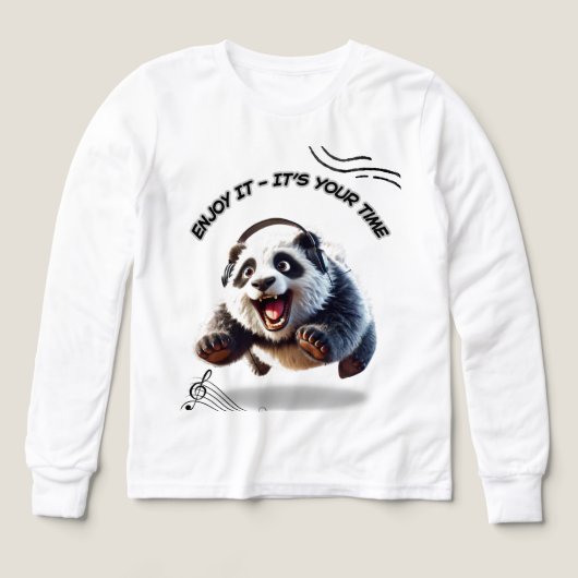 ユニセックスやる気を起こさせる感動的Tシャツ (デザイン正面)