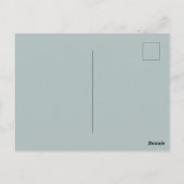 ユニセックスアンチ – バレンタントゥアカスタムート文字 ポストカード (裏面)