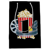 ユニセックスベビー第1回映画誕生日パーティー ミディアムペーパーバッグ (正面)