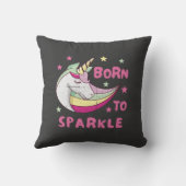 ユニセックス生まれ笑う クッション (裏面)