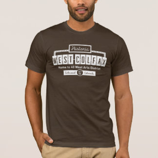 ユニセックス ヒストリック ウエストコルファックス ブラウンTシャツ Tシャツ