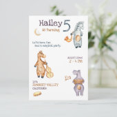 ユニセックス ミュージカル バースデー インビテーション (スタンド正面)