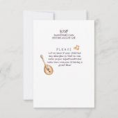 ユニセックス ミュージカル バースデー インビテーション (裏面)