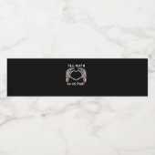 ユニセックス 死ぬまで一緒、結婚する人、ボーンズ、M ペットボトルラベル (シングルラベル)