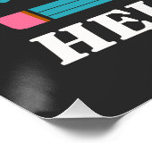 ユニセックスHello Pre K、Hello Preschool、Preschool ポスター (コーナー)