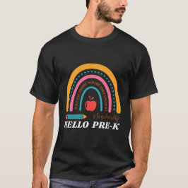 ユニセックスHello Pre K、Hello Preschool、Preschool Tシャツ
