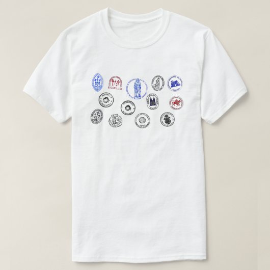 ユニセックスTシャツセントジェームズウェイ Tシャツ (デザイン正面)