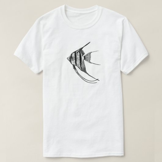 ユニセックスTシャツ エンゼルフィッシュ Tシャツ (デザイン正面)