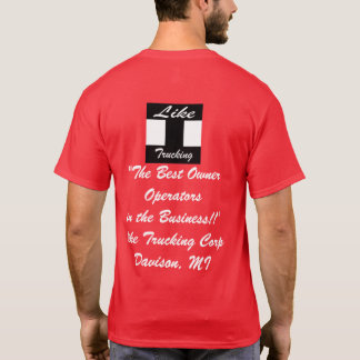 ユニセックスTrucking Teeとロゴ Tシャツ