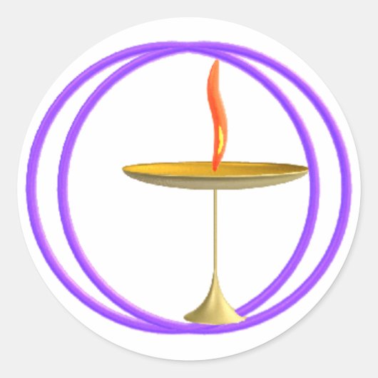 ユニタニズムのユニバーサリスト ラウンドシール (正面)