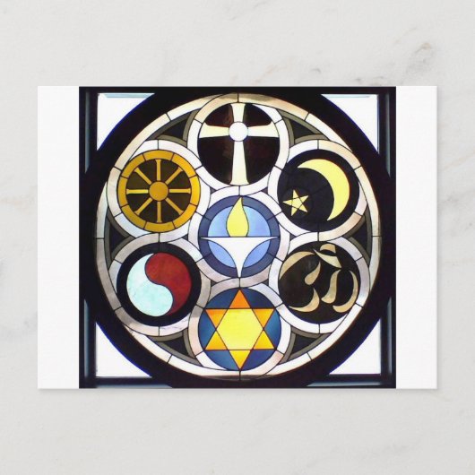 ユニタリアン大学教会ロックフォード ポストカード (正面)