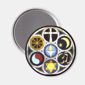 ユニタリアン大学教会ロックフォード マグネット (正面/裏面)