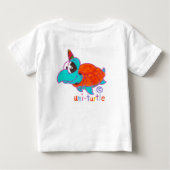 ユニタートルTシャツ ベビーTシャツ (裏面)