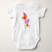 ユニダックワンピース ベビーボディスーツ (裏面)