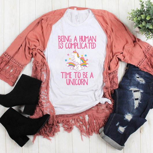 ユニッおもしろいコーンになる時間 Tシャツ