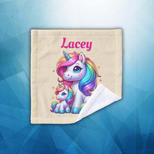 ユニッカラフルクスモノグラムの、名前 | ウォッシュタオル