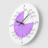 ユニット円壁時計 ラージ壁時計 (傾斜)