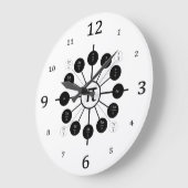 ユニット円：ラジアンの測定値に関するレッスン ラージ壁時計 (傾斜)