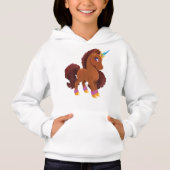 ユニッユニークコーン立ち誇りを持った (正面)