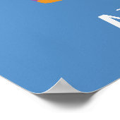 ユニッユニークコーン立ち誇りを持った ポスター (角)