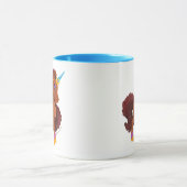 ユニッユニークコーン立ち誇りを持った マグカップ (中央)