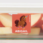 ユニッユニークコーン立ち誇りを持った ラベル (貼付)