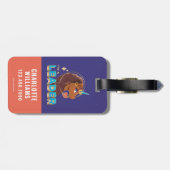 ユニッユニークコーン「私はリーダーだ」デザイン ラゲッジタグ (裏面横)